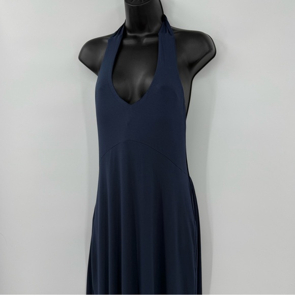 ❎SheBird The Harper Halter Bra Midi Dress in Navy | Size 3 (S/M - 6) - Picture 5 of 9